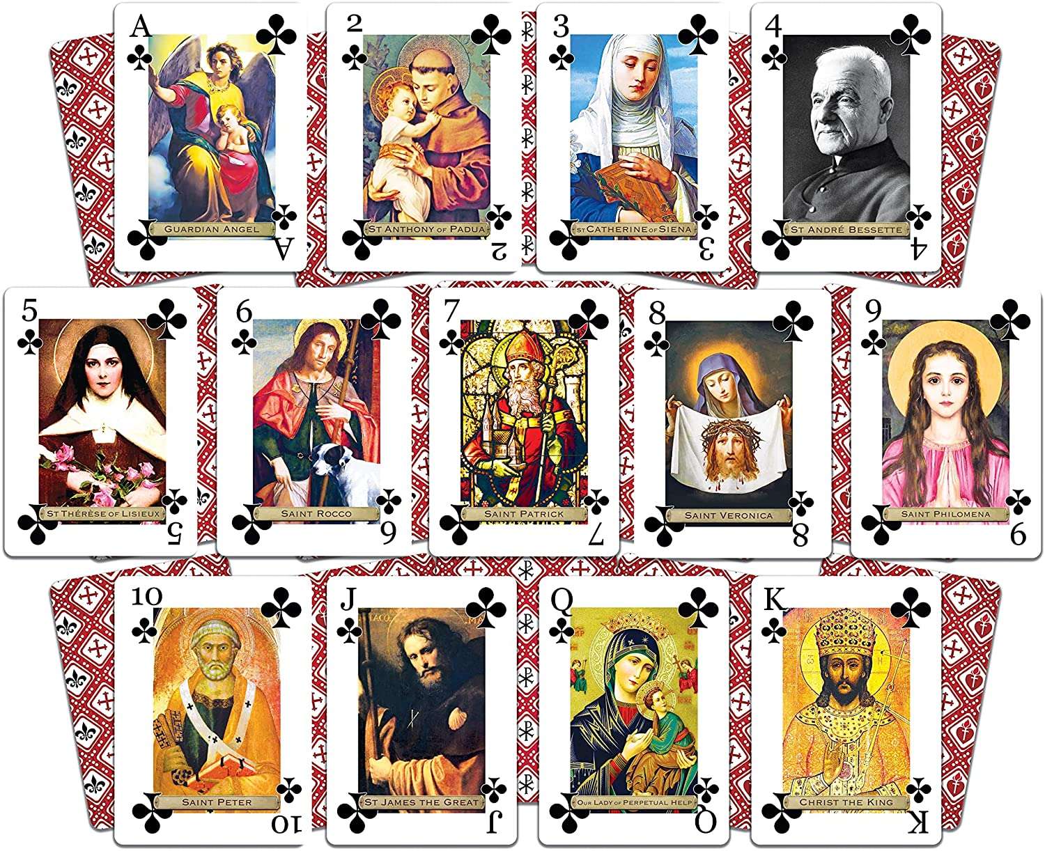 PlayingCardDecks.com-Holy Saints Playing Cards