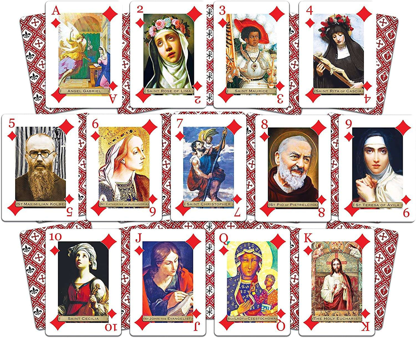 PlayingCardDecks.com-Holy Saints Playing Cards