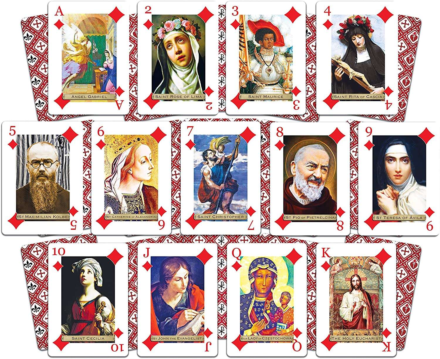 PlayingCardDecks.com-Holy Saints Playing Cards