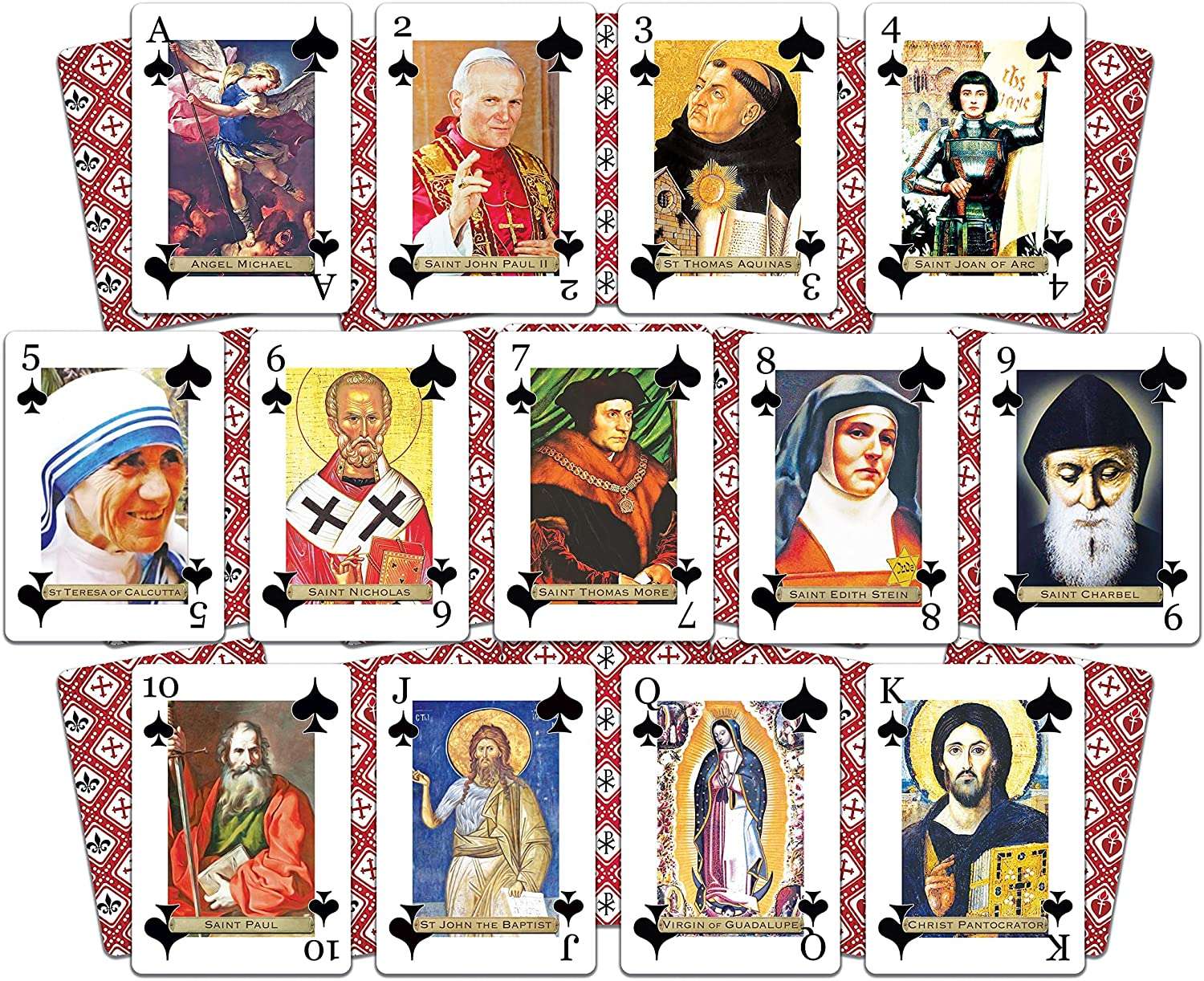 PlayingCardDecks.com-Holy Saints Playing Cards