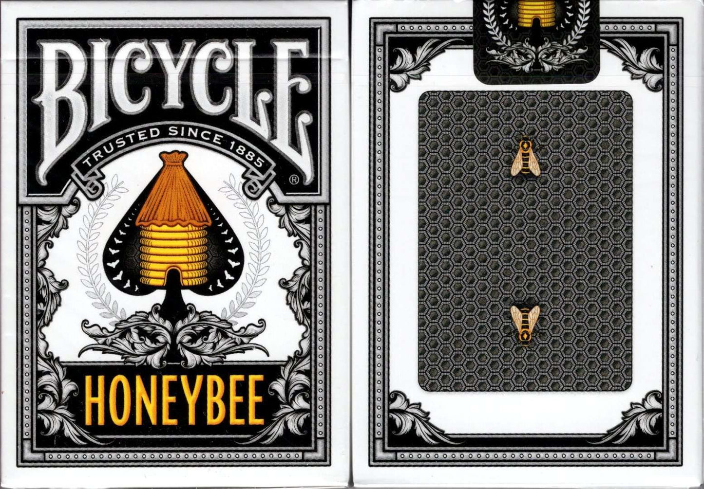 PlayingCardDecks.com-Honeybee Bicycle Playing Cards: Black