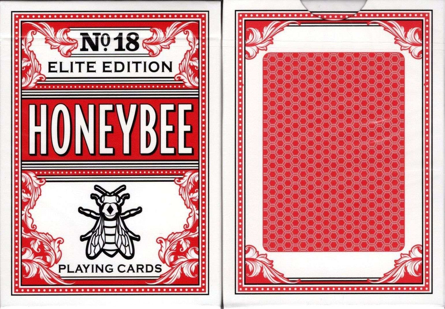 PlayingCardDecks.com-Honeybee Elite Playing Cards USPCC: Red