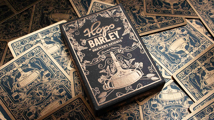 PlayingCardDecks.com-Hops & Barley Copper Playing Cards Cartamundi