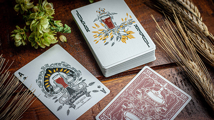 PlayingCardDecks.com-Hops & Barley Deep Amber Ale Playing Cards Cartamundi