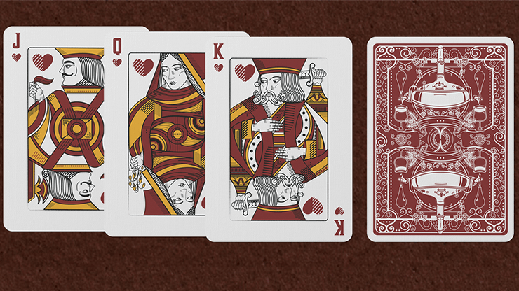 PlayingCardDecks.com-Hops & Barley Deep Amber Ale Playing Cards Cartamundi