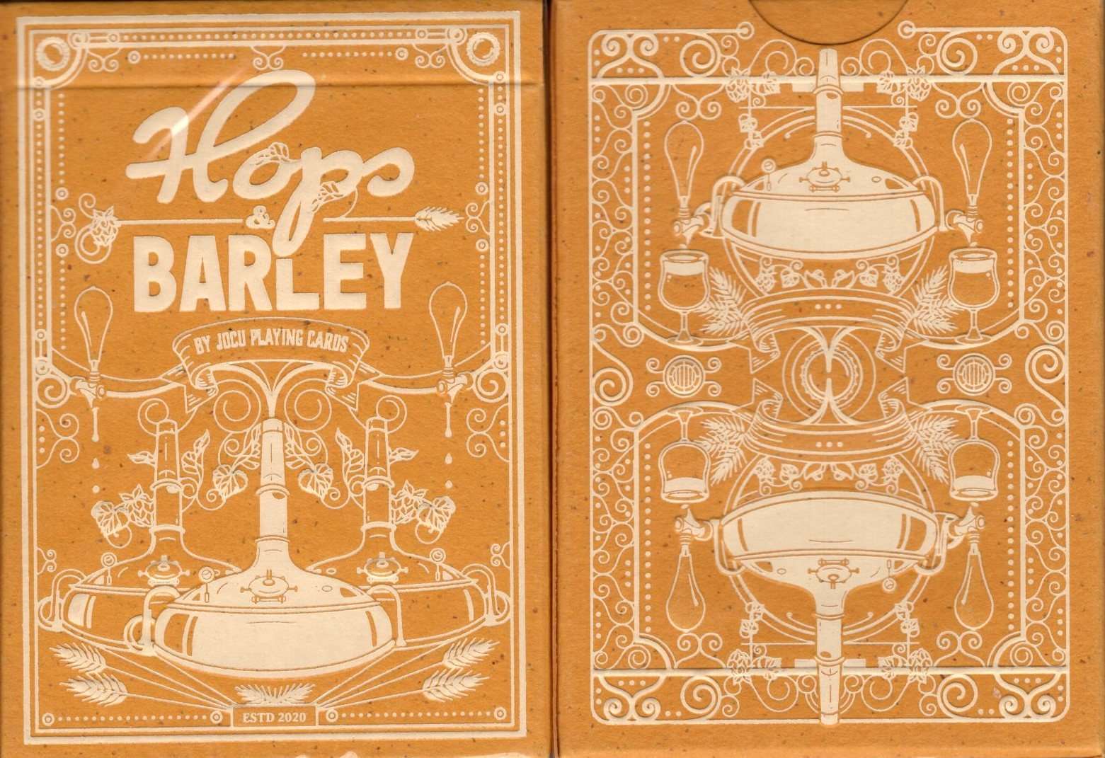 PlayingCardDecks.com-Hops & Barley Pale Gold Pilsner Playing Cards Cartamundi