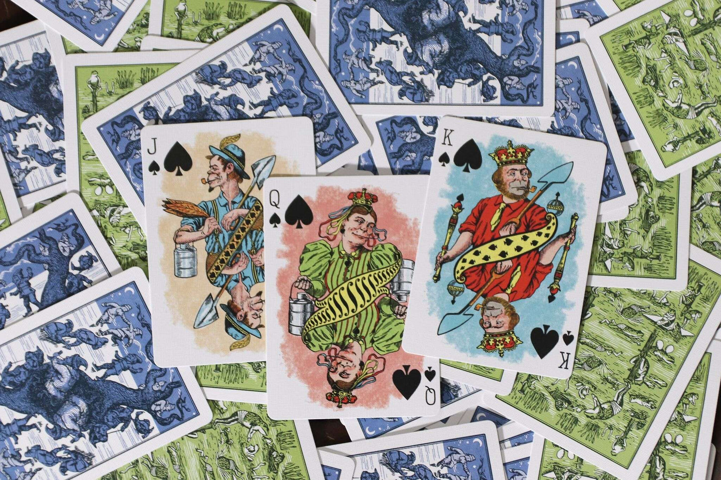 PlayingCardDecks.com-Hustling Joe Reproduction Gilded Playing Cards USPCC