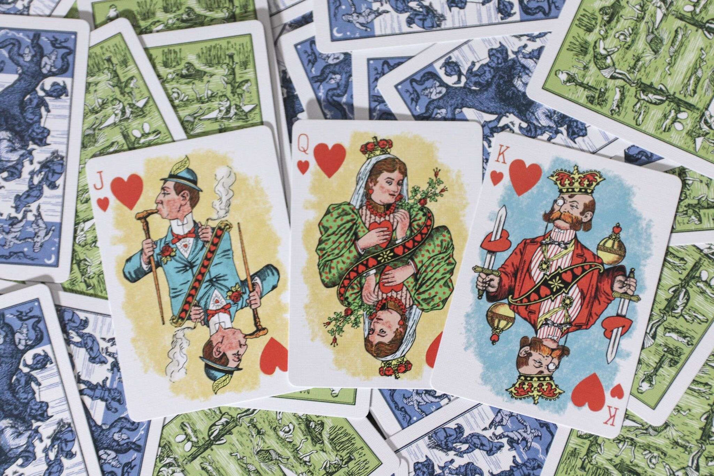 PlayingCardDecks.com-Hustling Joe Reproduction Gilded Playing Cards USPCC