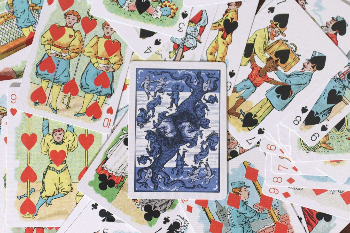 PlayingCardDecks.com-Hustling Joe Reproduction Gilded Playing Cards USPCC