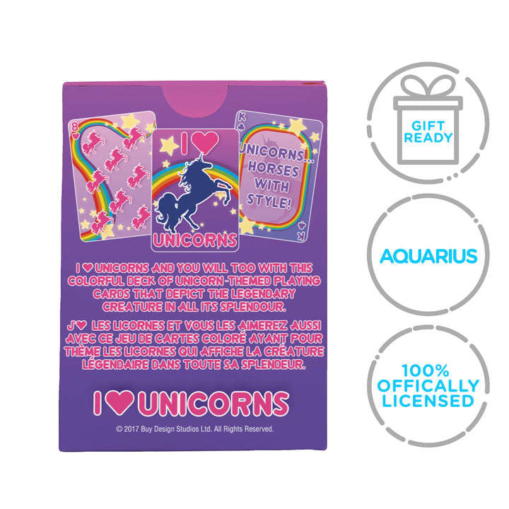 PlayingCardDecks.com-I Heart Unicorns Playing Cards Aquarius