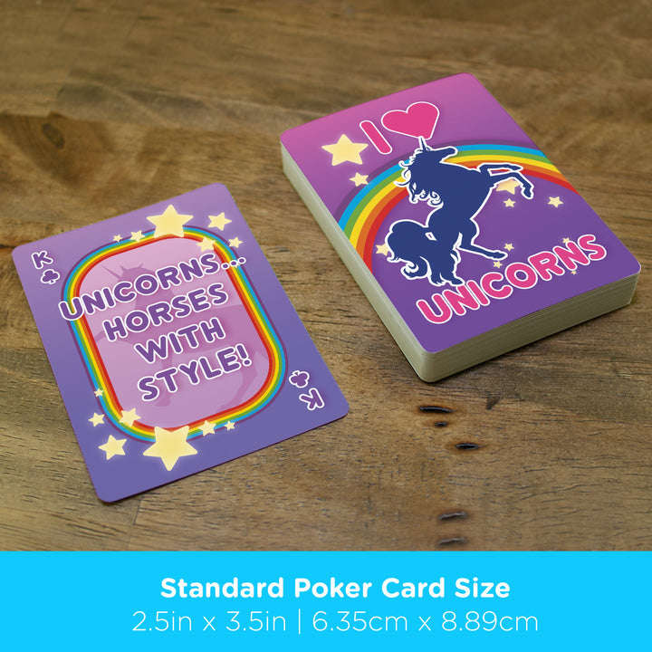 PlayingCardDecks.com-I Heart Unicorns Playing Cards Aquarius