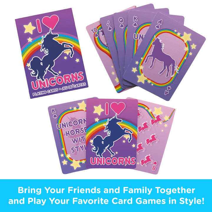 PlayingCardDecks.com-I Heart Unicorns Playing Cards Aquarius