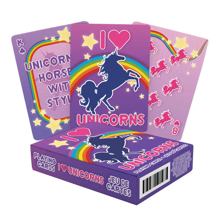 PlayingCardDecks.com-I Heart Unicorns Playing Cards Aquarius