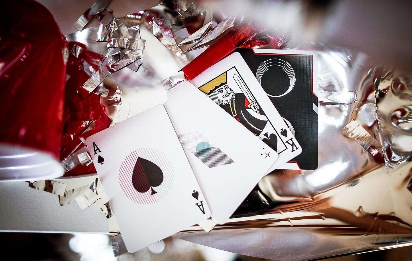 PlayingCardDecks.com-Saturn Hyperspace Space Jam Playing Cards USPCC