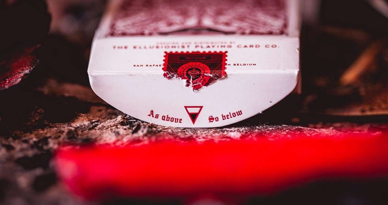 PlayingCardDecks.com-Hellions Red Playing Cards Cartamundi