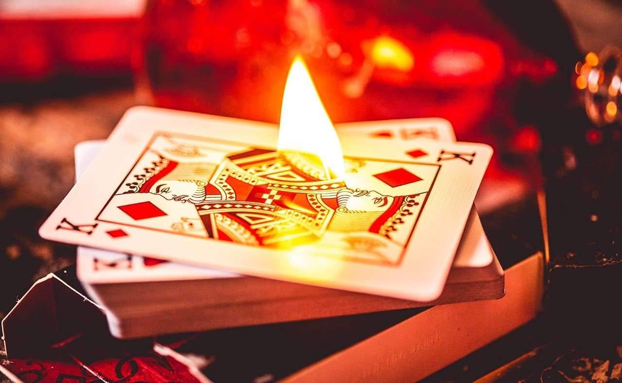 PlayingCardDecks.com-Hellions Red Playing Cards Cartamundi