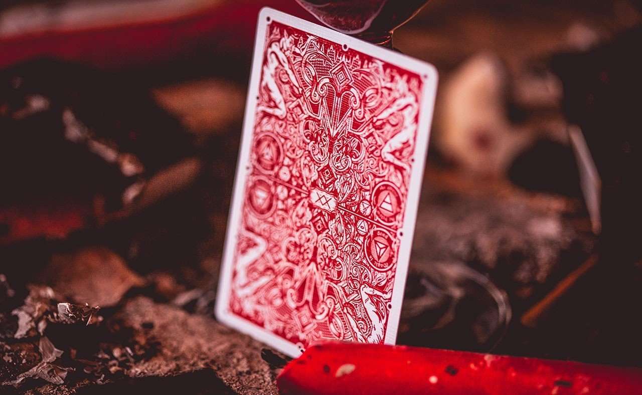 PlayingCardDecks.com-Hellions Red Playing Cards Cartamundi
