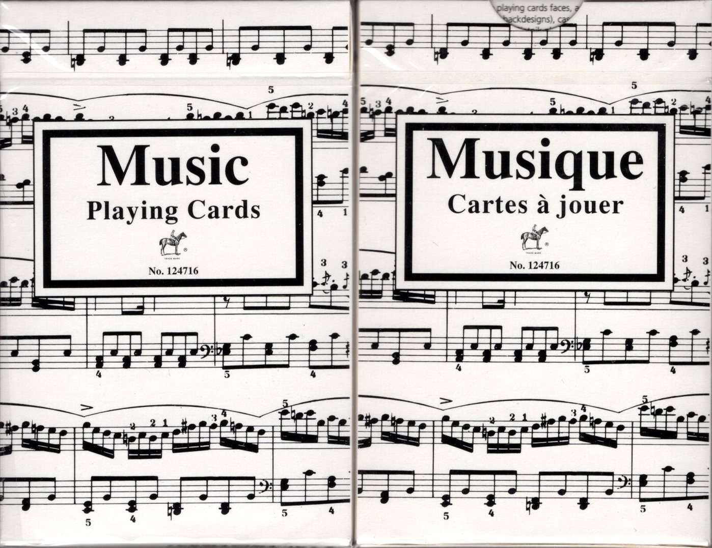 PlayingCardDecks.com-Music White Playing Cards Piatnik