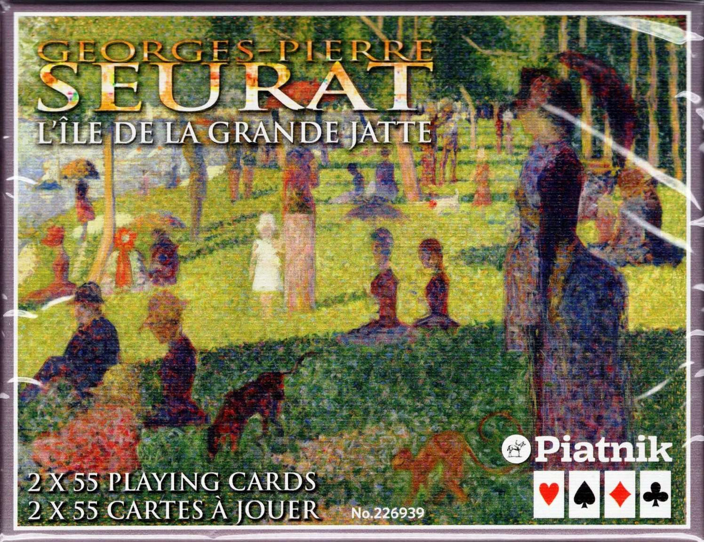 PlayingCardDecks.com-Seurat 2 Deck Set Bridge Playing Cards Piatnik