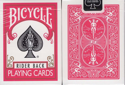 PlayingCardDecks.com-Fuchsia Rider Back Bicycle Playing Cards