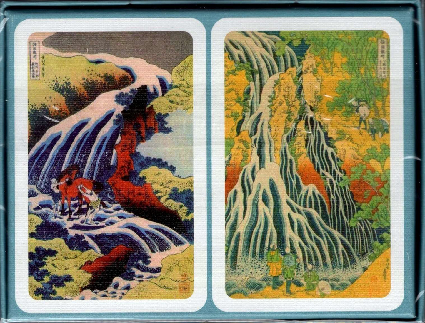 PlayingCardDecks.com-Hokusai The Great Wave 2 Deck Set Bridge Playing Cards Piatnik