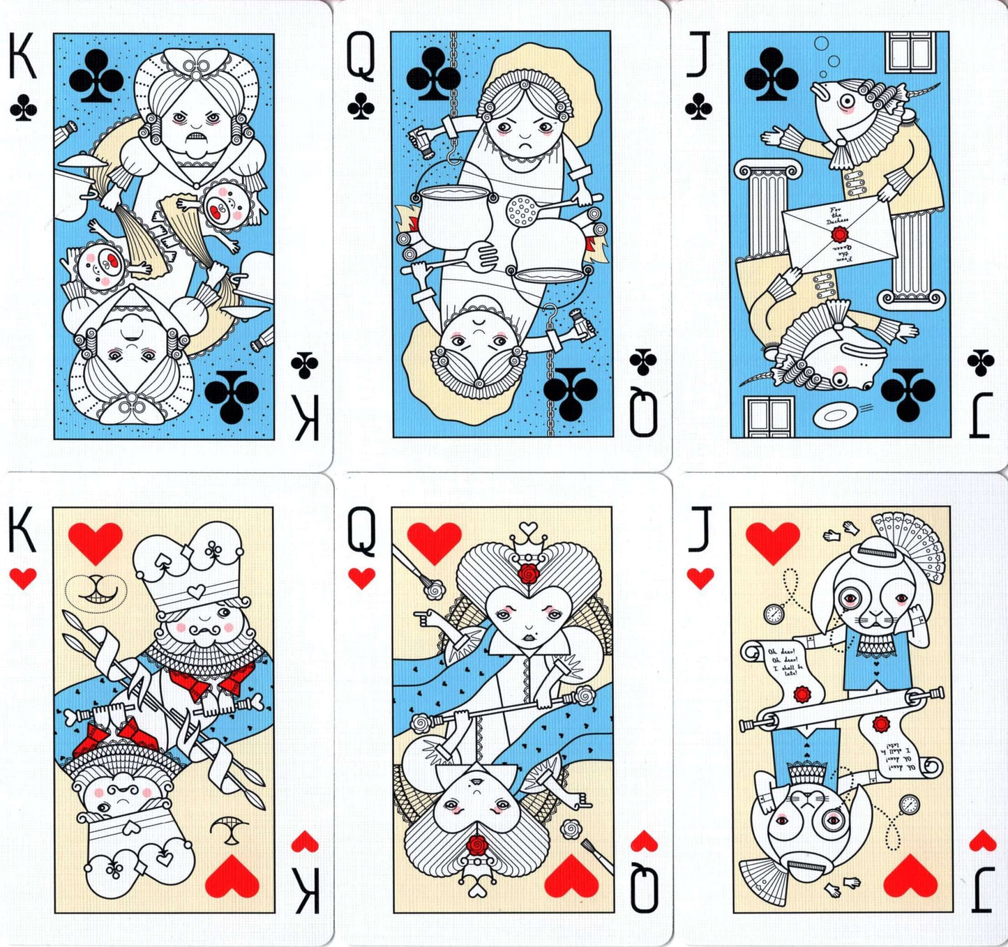 PlayingCardDecks.com-Alice in Wonderland Playing Cards USPCC