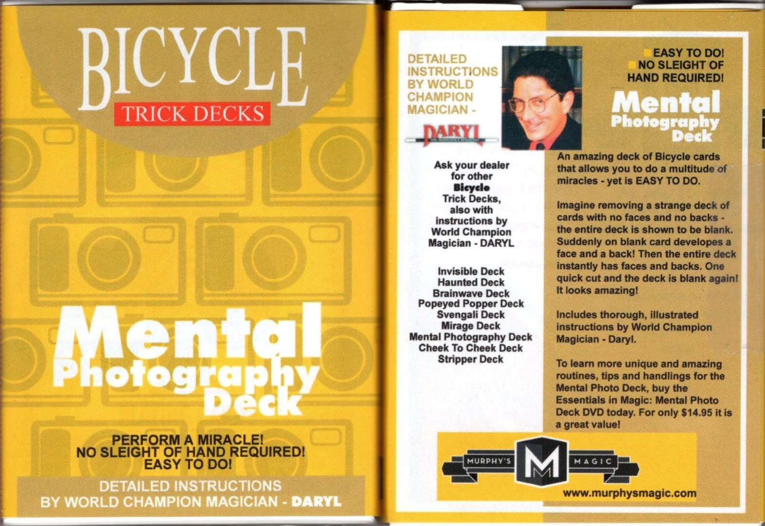 Bicycle mental photography discount deck