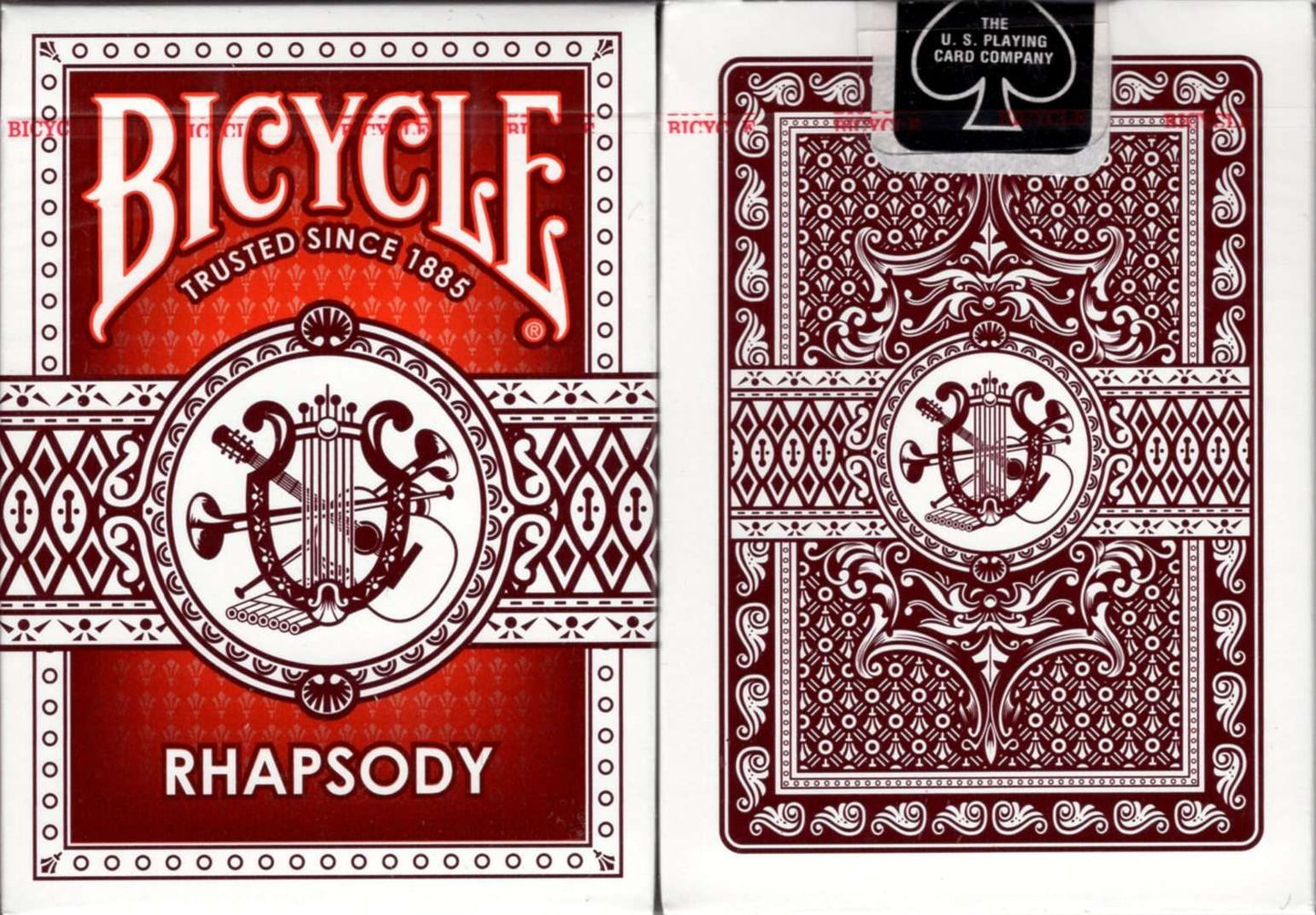 PlayingCardDecks.com-Rhapsody Red Bicycle Playing Cards