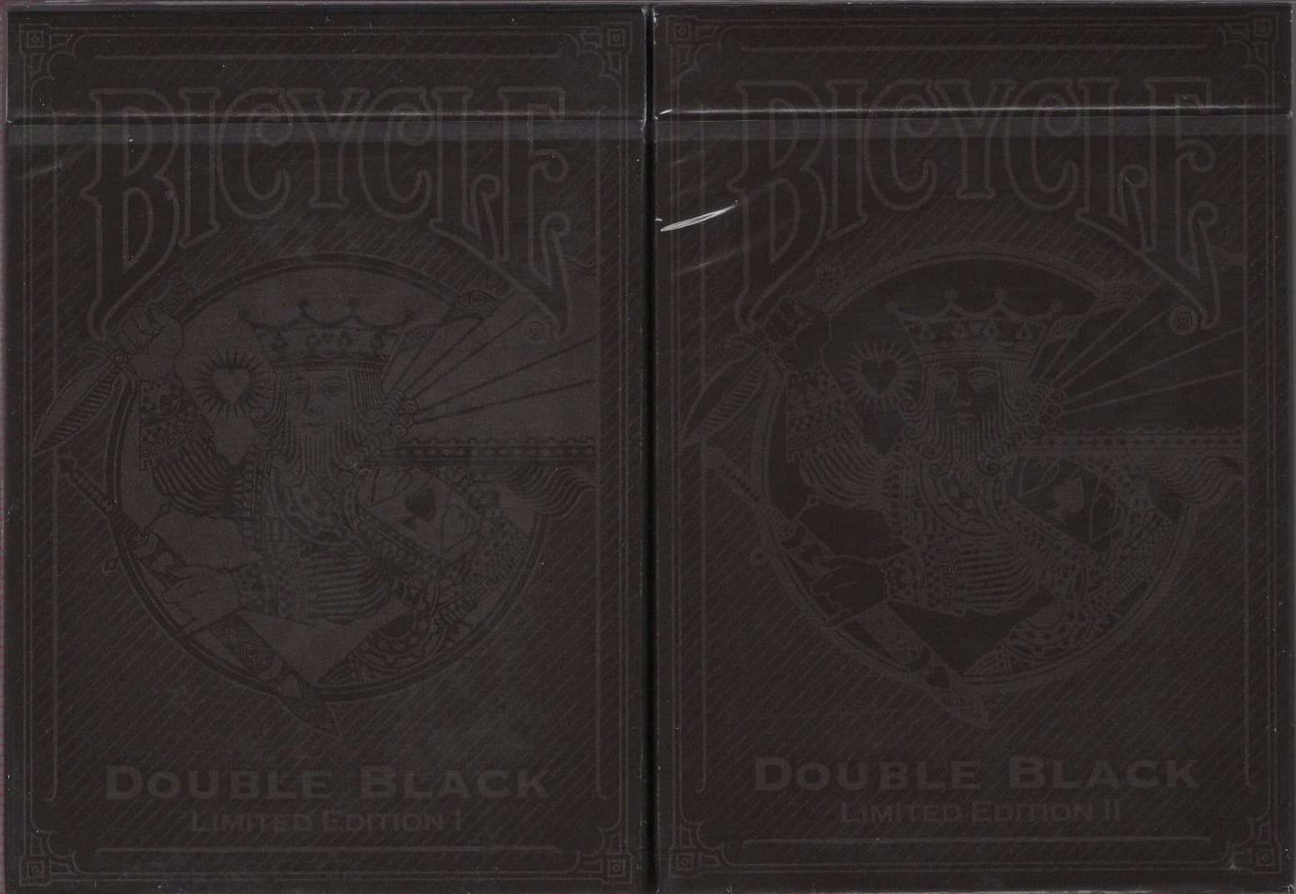 PlayingCardDecks.com-Double Black Bicycle Playing Cards