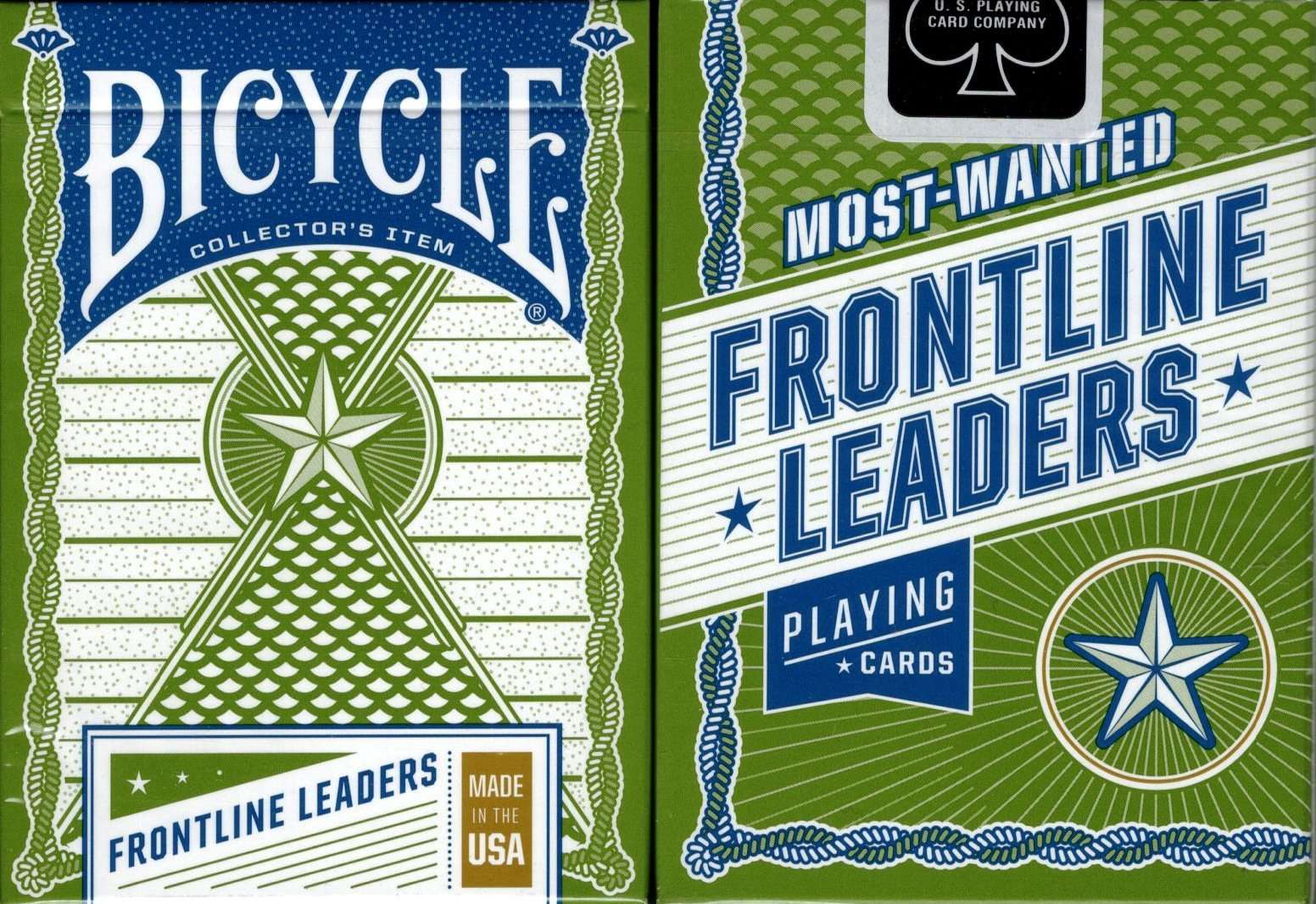 PlayingCardDecks.com-Frontline Leaders Bicycle Playing Cards