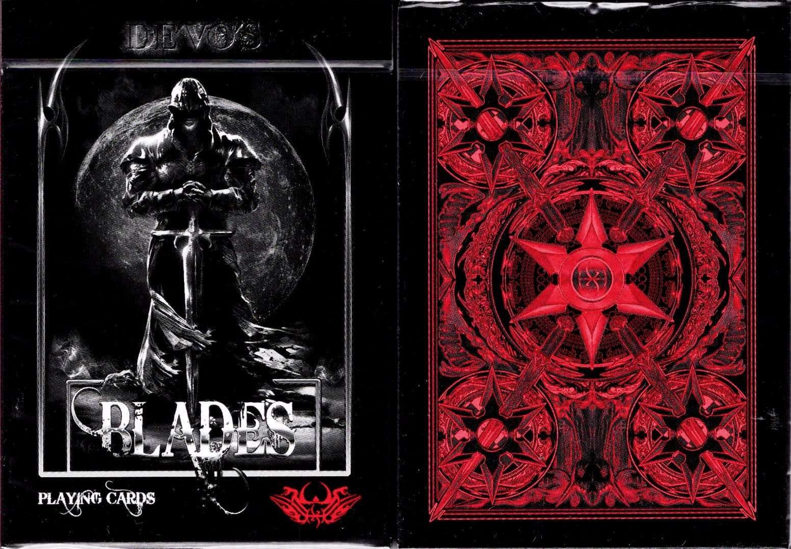 PlayingCardDecks.com-Blades Blood Moon Playing Cards USPCC