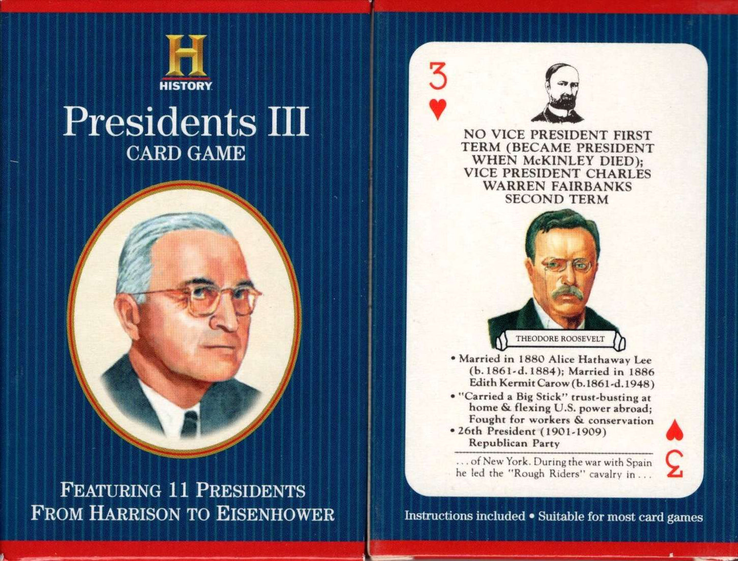 PlayingCardDecks.com-Presidents III Card Game USGS