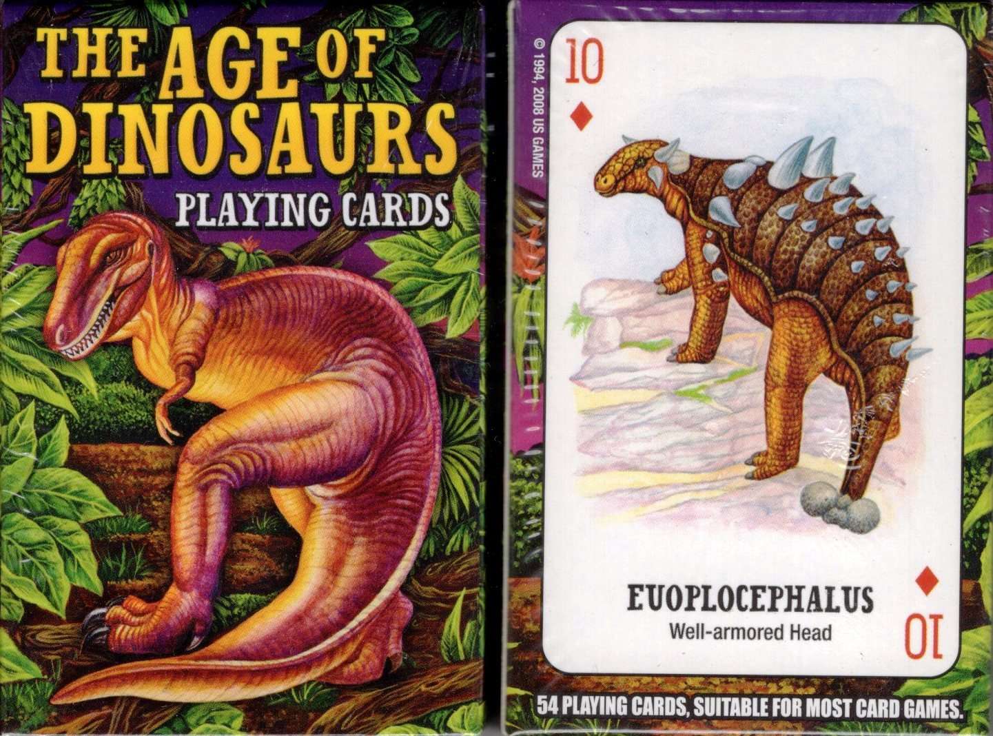 PlayingCardDecks.com-The Age of Dinosaurs Playing Cards USGS