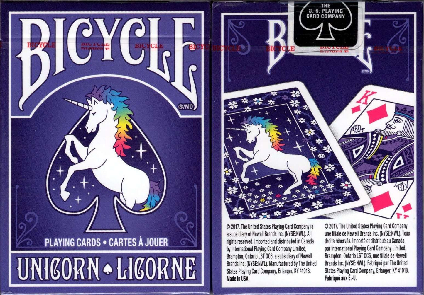 PlayingCardDecks.com-Unicorn Bicycle Playing Cards