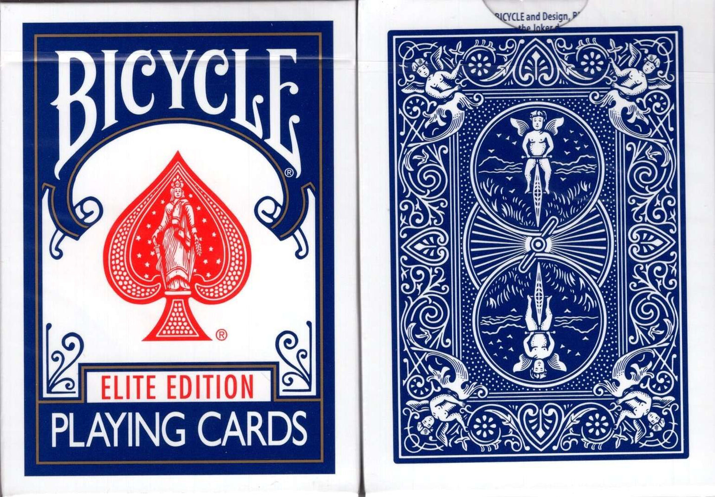 PlayingCardDecks.com-Elite Bicycle Playing Cards - Blue & Red