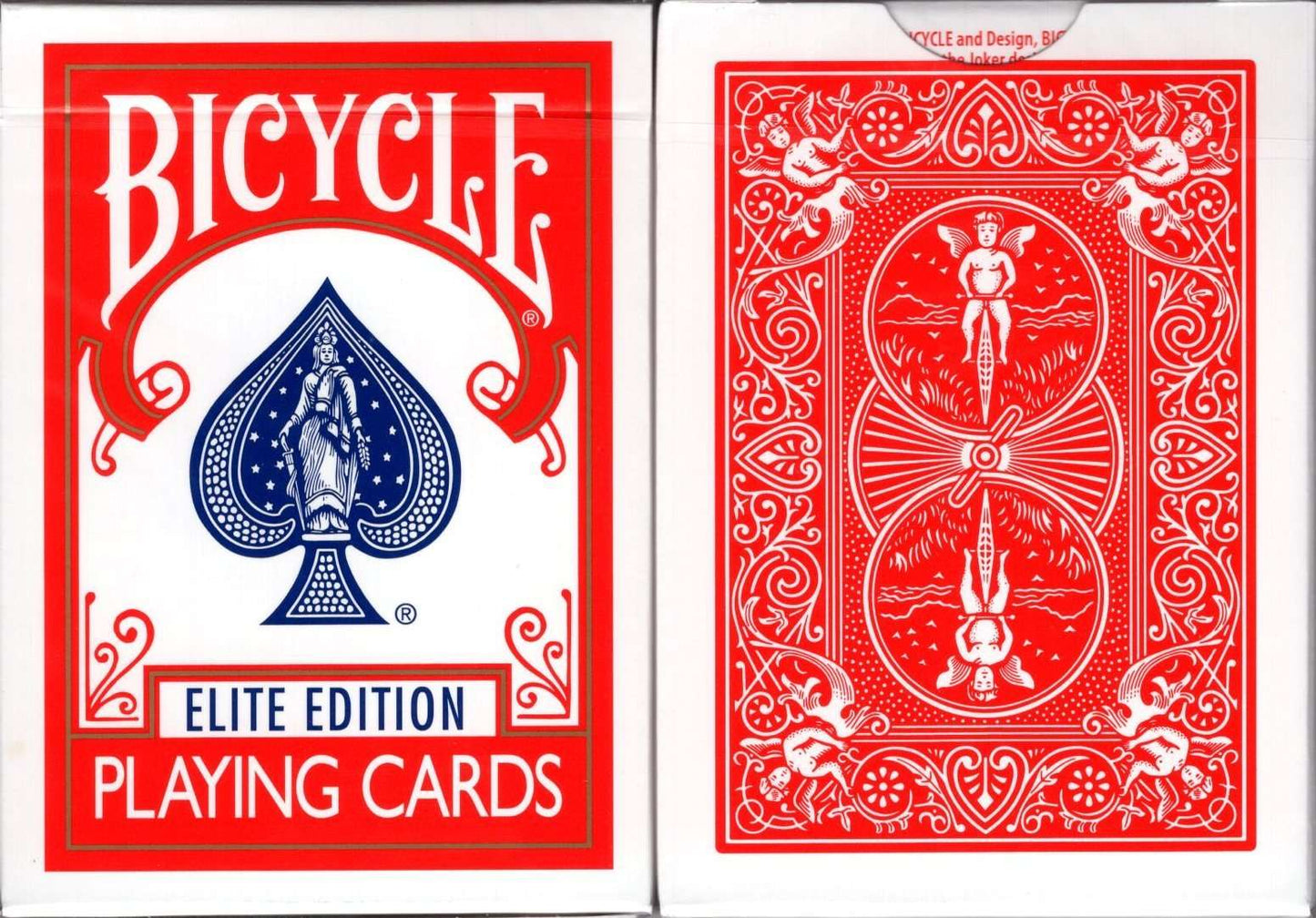 PlayingCardDecks.com-Elite Bicycle Playing Cards - Blue & Red