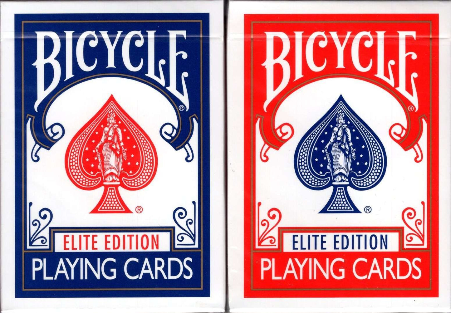PlayingCardDecks.com-Elite Bicycle Playing Cards - Blue & Red