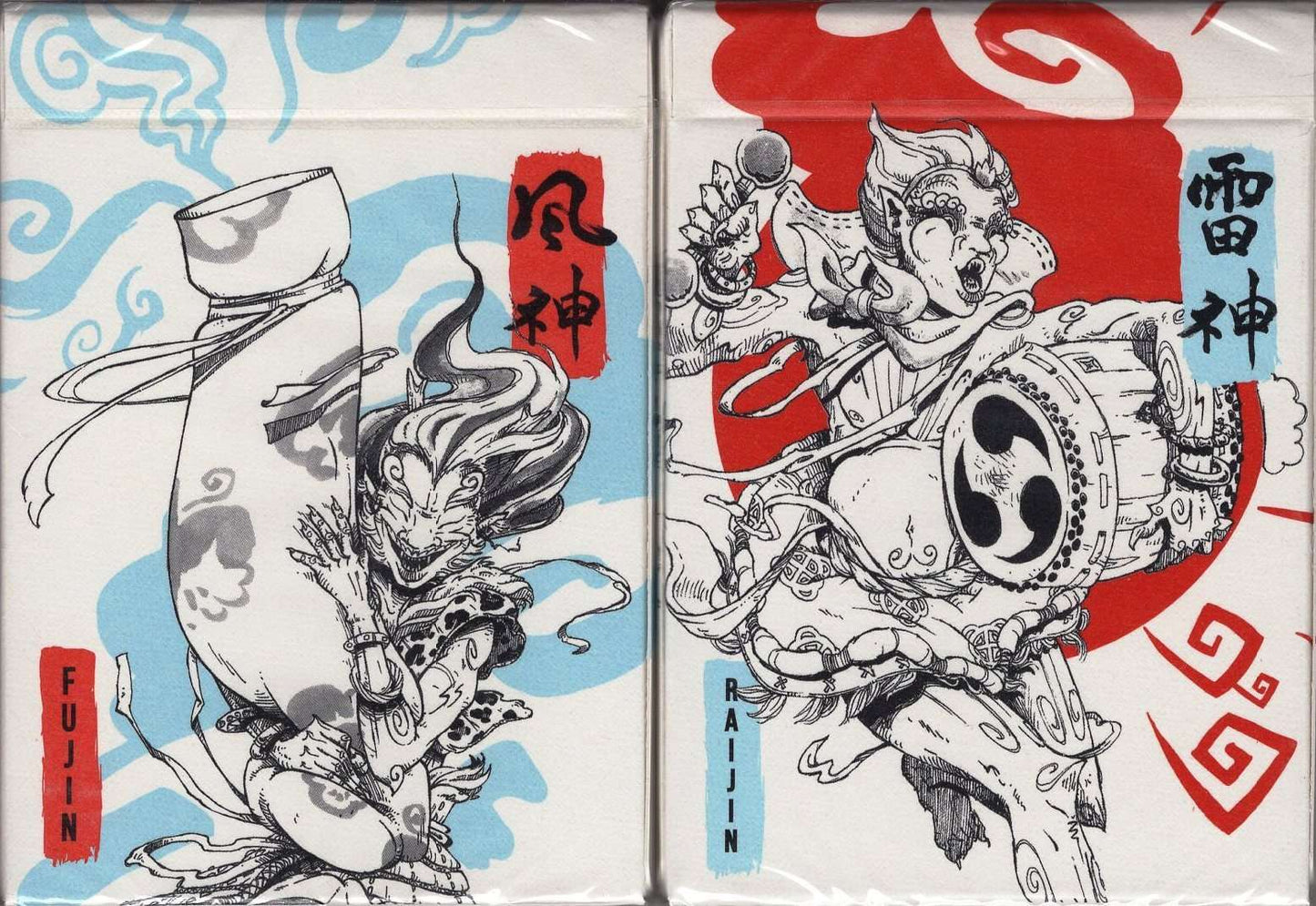 PlayingCardDecks.com-Fujin & Raijin (2 Deck Set) Playing Cards