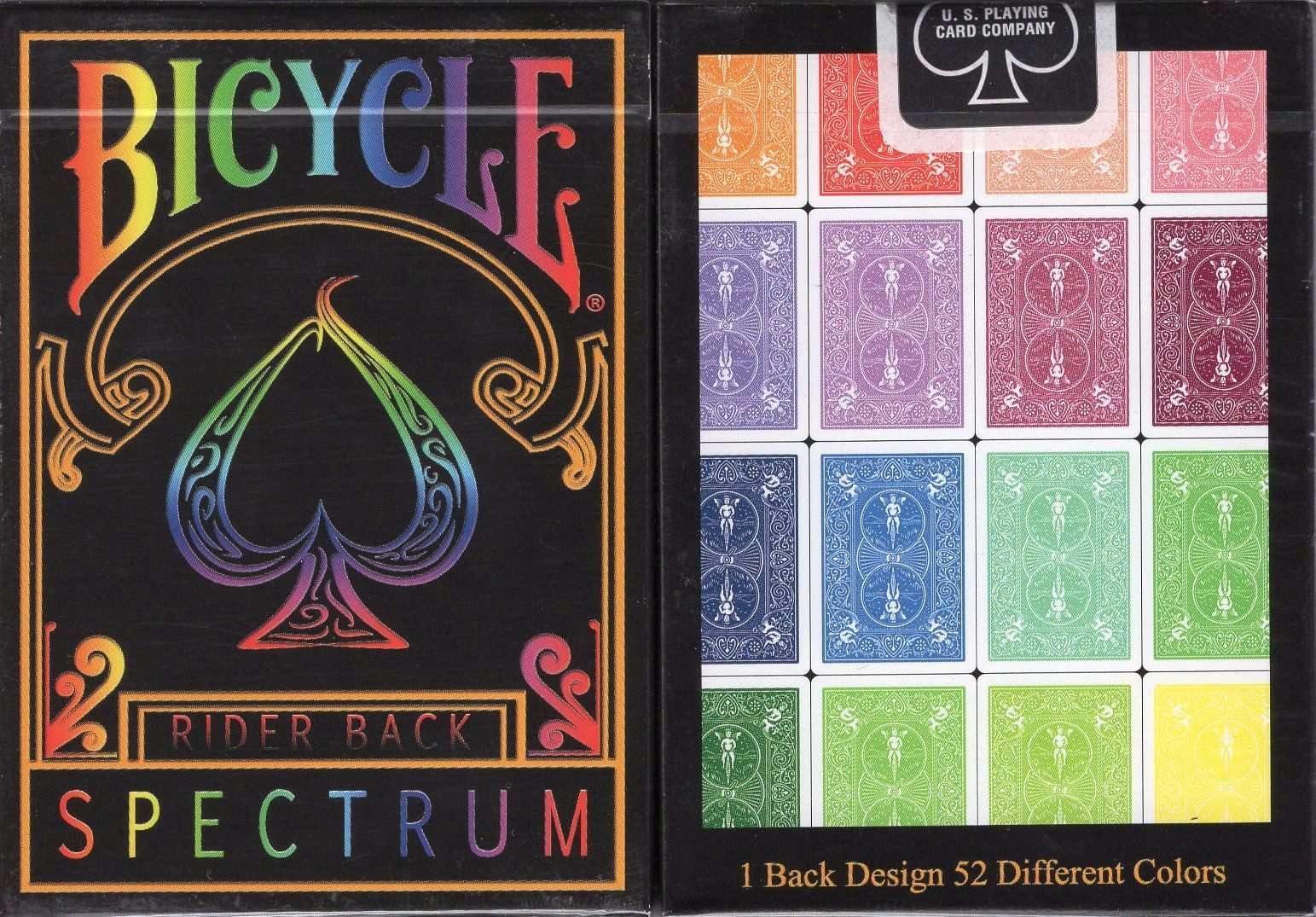PlayingCardDecks.com-Spectrum Rider Back Bicycle Playing Cards