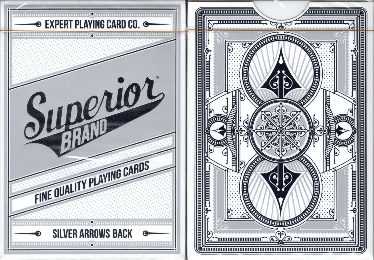 PlayingCardDecks.com-Superior Brand Silver Arrow Back Playing Cards EPCC