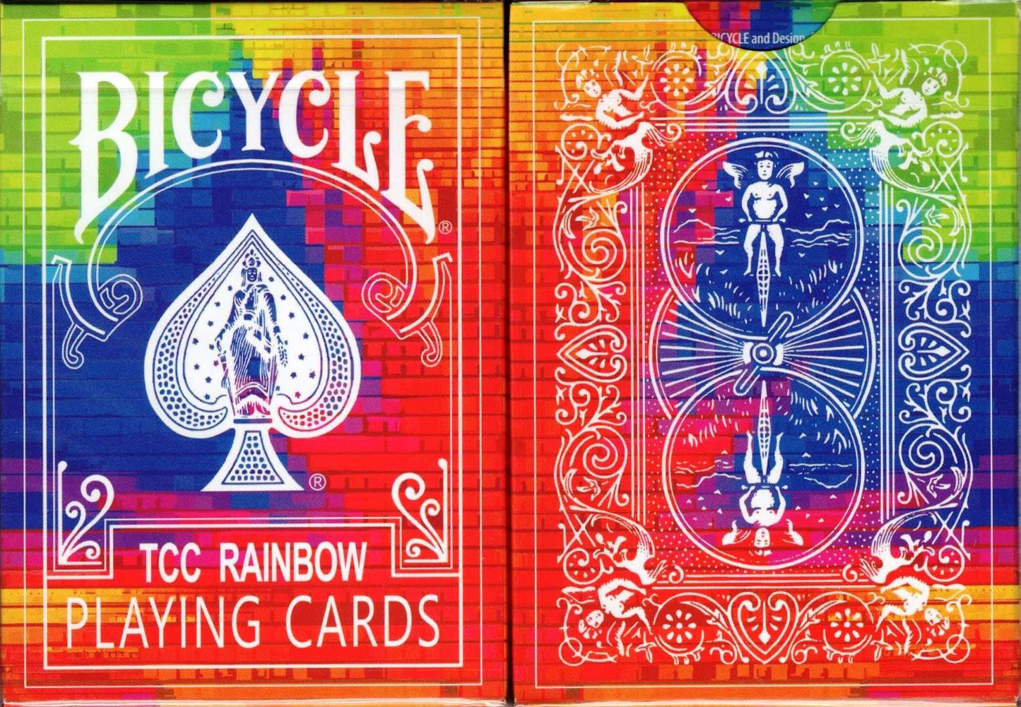 PlayingCardDecks.com-Rainbow TCC Bicycle Playing Cards