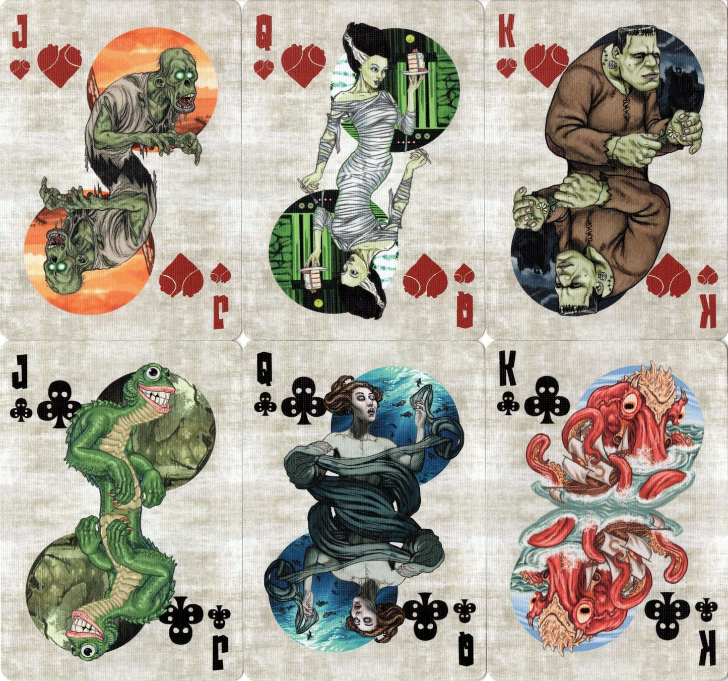 PlayingCardDecks.com-Monster Bicycle Playing Cards