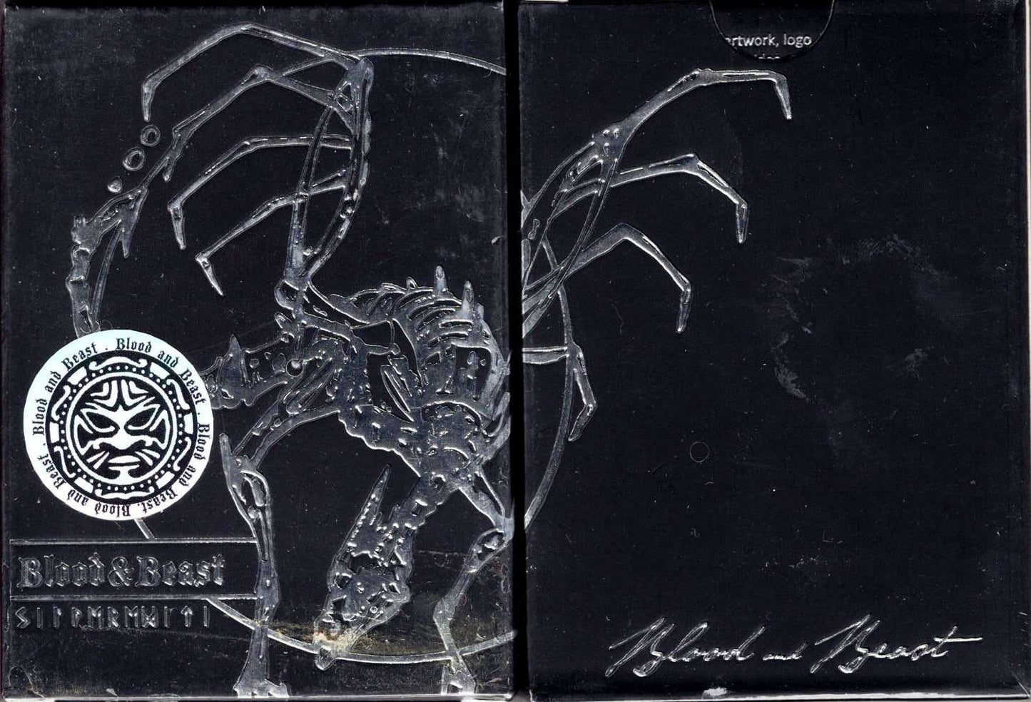 Blood & Beast Gilded Playing Cards