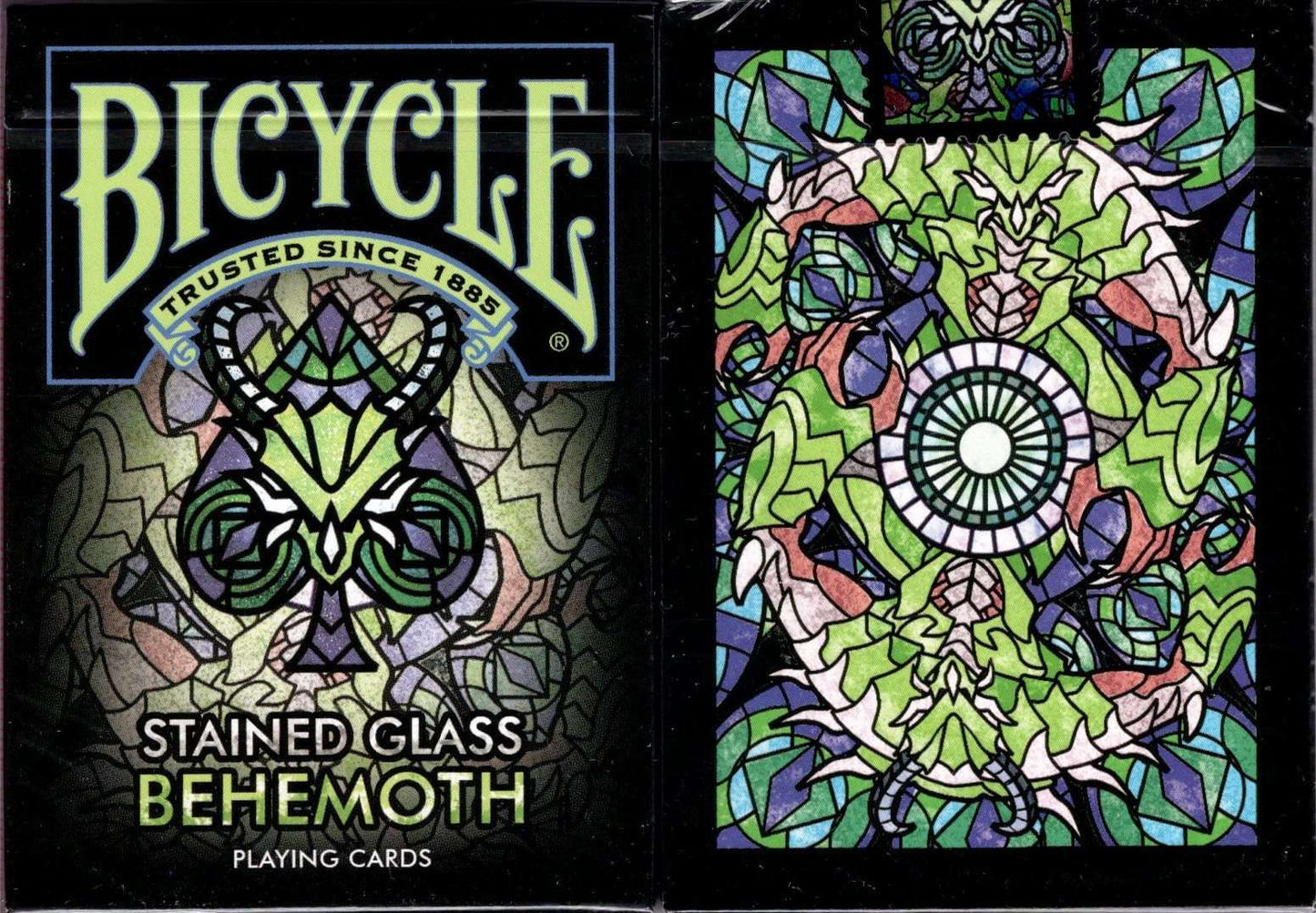 PlayingCardDecks.com-Stained Glass Behemoth Bicycle Playing Cards
