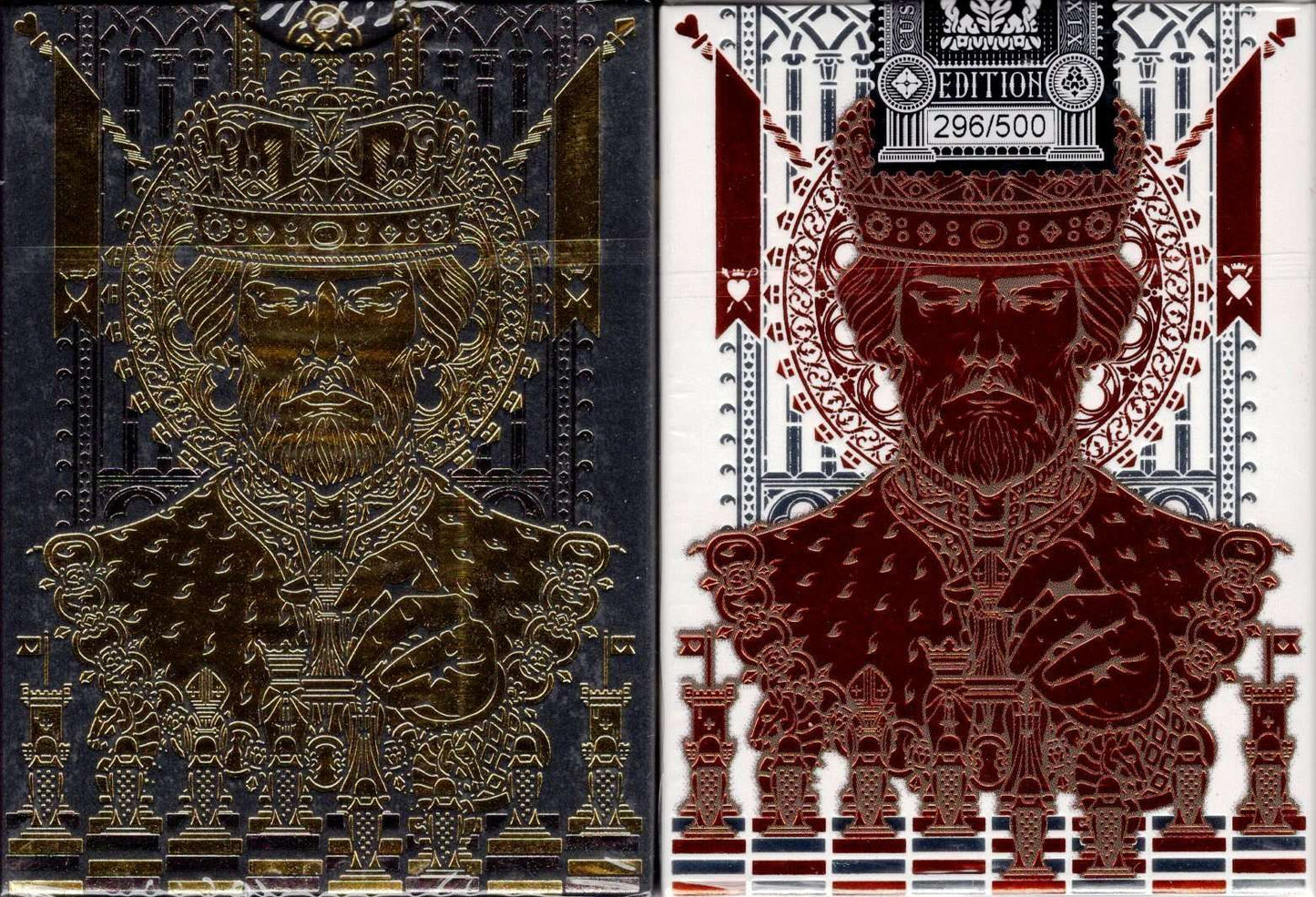 PlayingCardDecks.com-King's Game Playing Cards 2 Deck Set EPCC