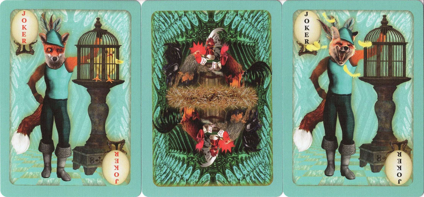 PlayingCardDecks.com-Chicken Playing Cards USPCC