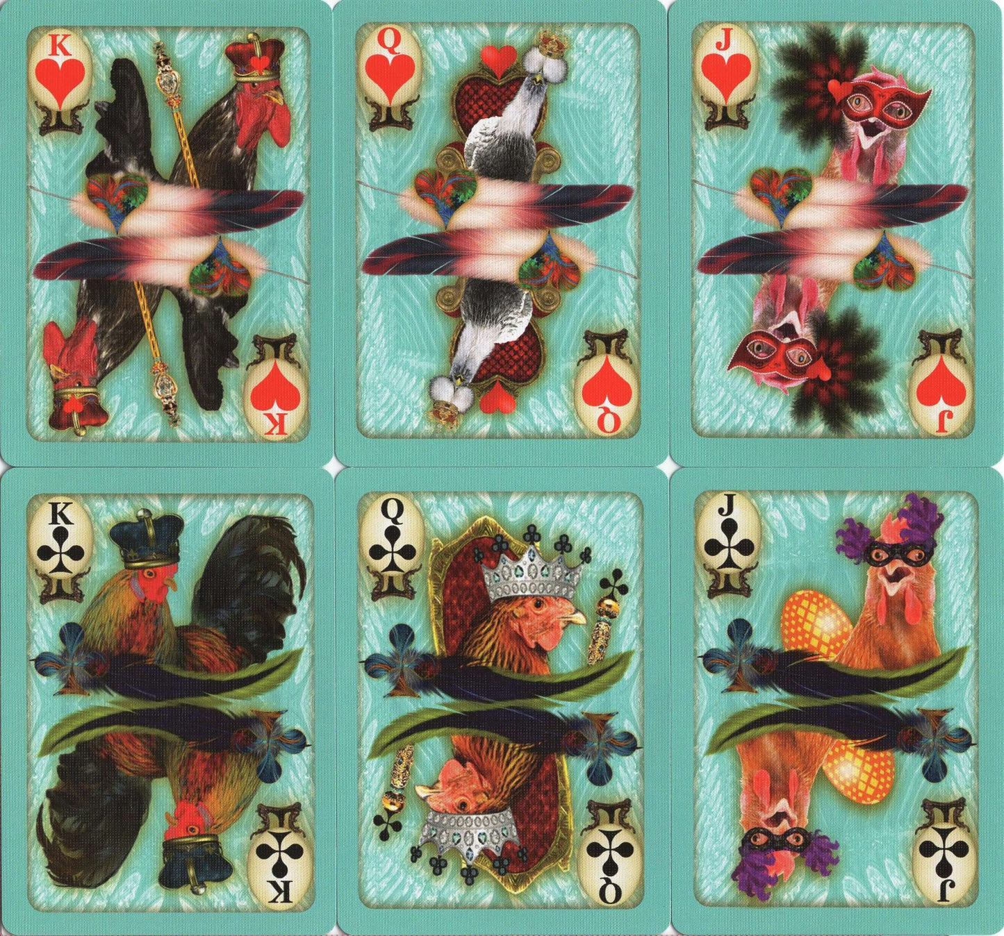 PlayingCardDecks.com-Chicken Playing Cards USPCC
