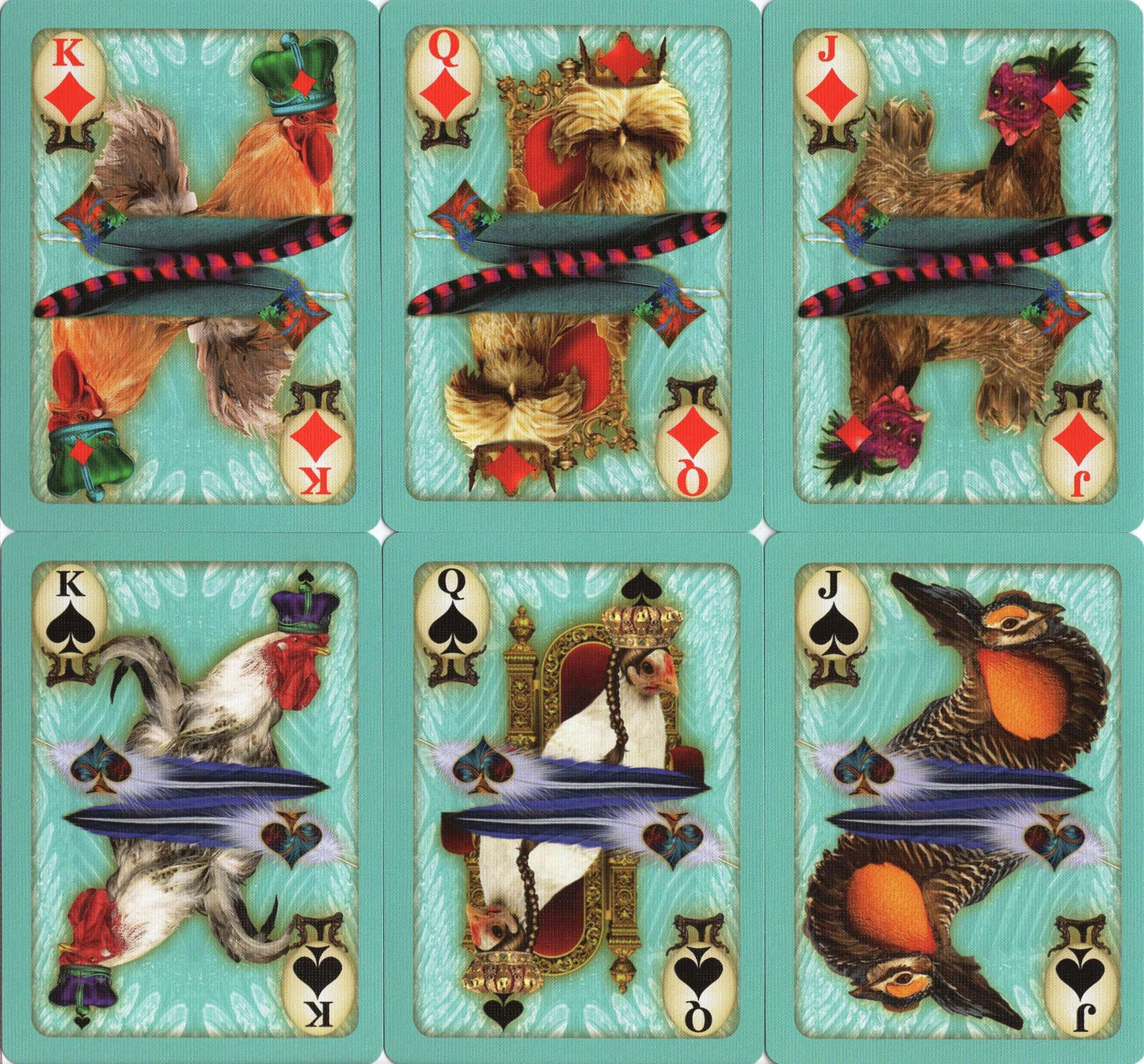 PlayingCardDecks.com-Chicken Playing Cards USPCC