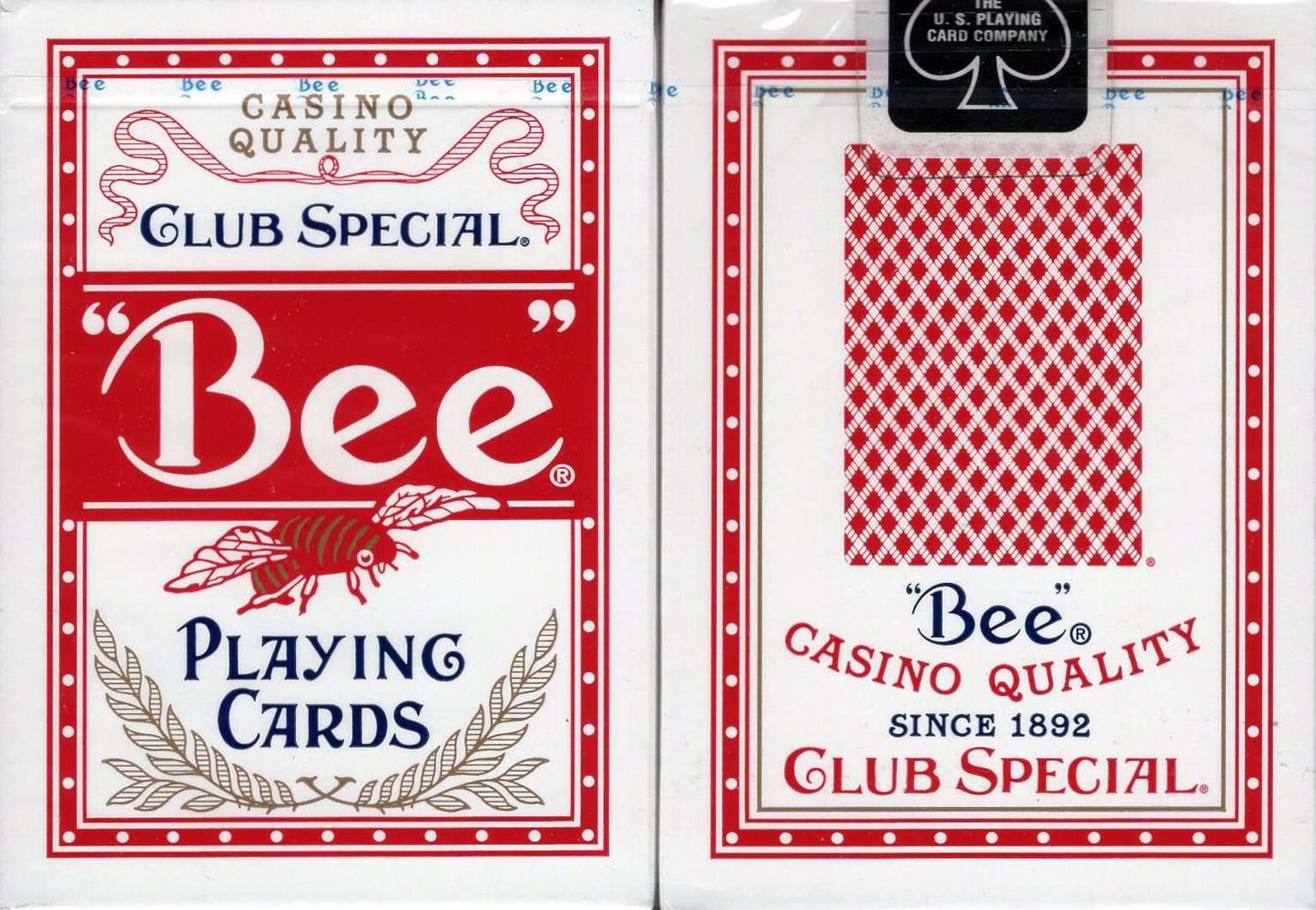 PlayingCardDecks.com-'Bee' Standard Red Playing Cards