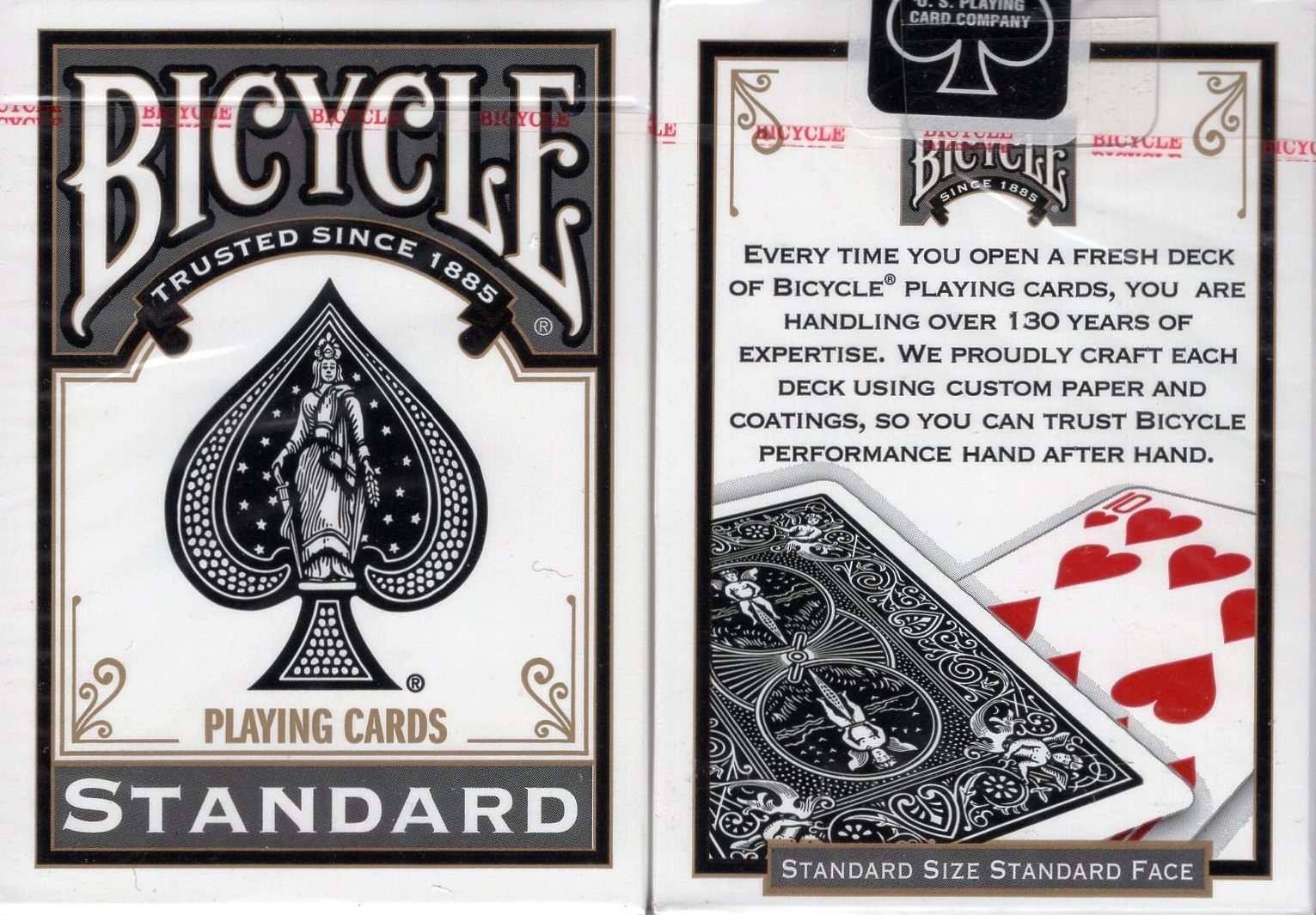 PlayingCardDecks.com-Black Standard Bicycle Playing Cards
